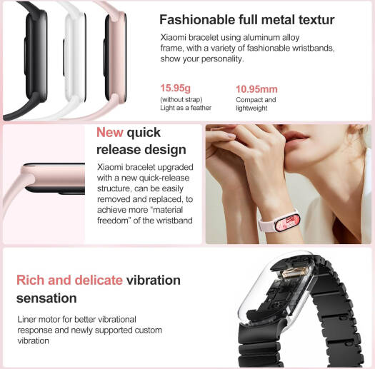 Xiaomi Smart Band 10 – 1.72" AMOLED Fitness Tracker with Blood Oxygen, Heart Rate Monitor & 5ATM Waterproof Design